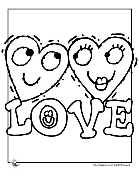hearts  love coloring page woo jr kids activities