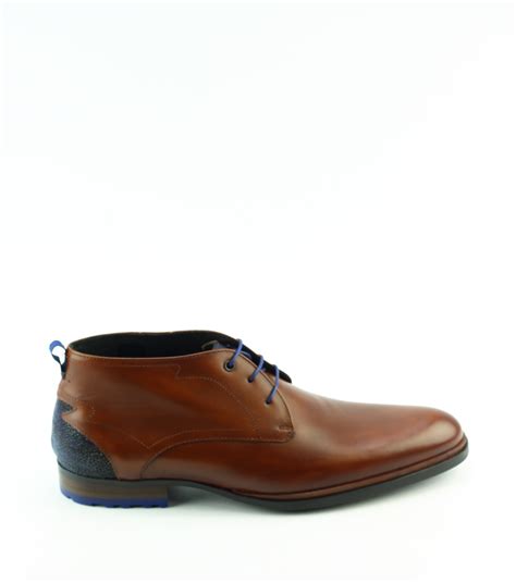 floris van bommel  cognac heren veterboots theo jansen schoenen