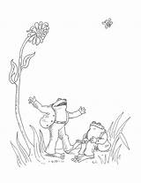 Toad Arnold Lobel Frogs sketch template