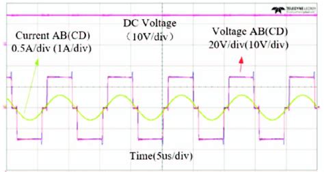 dc transformer voltages currents  dc output voltage