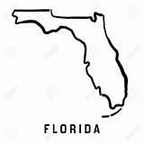 Florida Outline Map State Printable Source sketch template