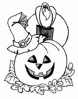 Coloring Halloween Pages Printable Color Print Adult Large Happy sketch template