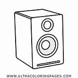 Altavoces Speaker Altavoz Izquierdo Ultracoloringpages sketch template