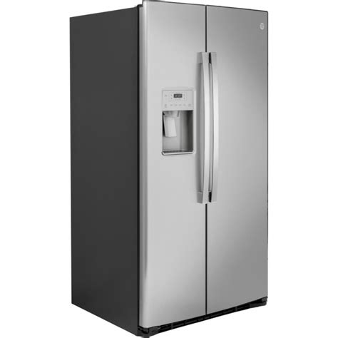 ge gssiynfs  cu ft side  side refrigerator  ice maker stainless steel