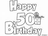 50th Coloring Number 60th Coloringpage Fifty sketch template
