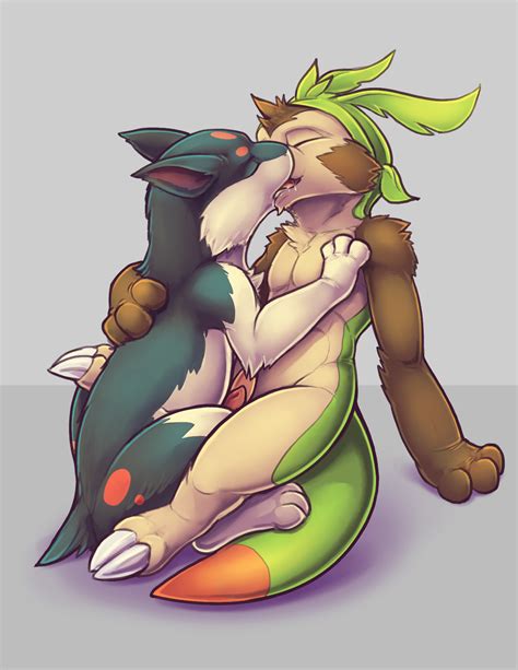 rule 34 chespin closed eyes cuddling drooling duo