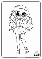 Coloring Omg Doll Pages Lol Surprise Dolls Prez Class Printable Drawing Popular Cute Coloringoo sketch template