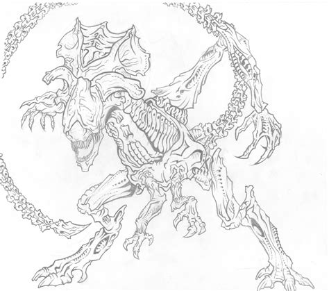 xenomorph coloring pages  getcoloringscom  printable colorings