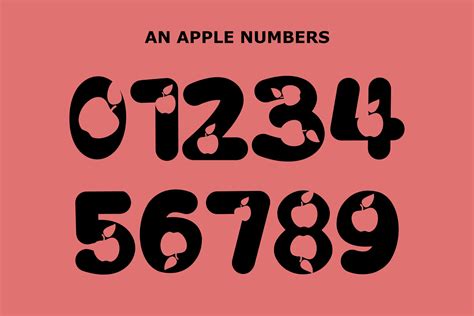 apple  themed font bundles