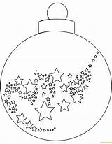 Coloring Christmas Ornament Pages Ornaments Decoration Ball Line Drawing Printable Color Colouring Template Print Sheets Kids Online Templates Paper Dot sketch template