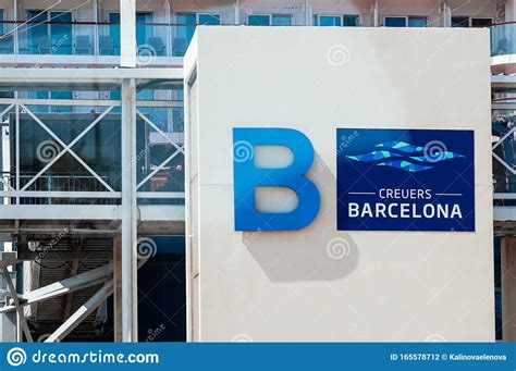 cruise terminal  sea port  barcelona spain editorial photography image  logistics