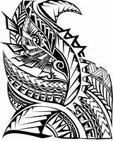 Polynesian Drawing Hawaiian Drawings Tribal Paper Getdrawings sketch template