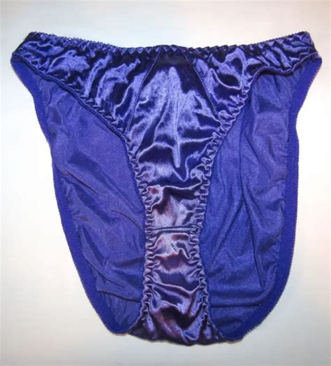 vintage purple 90 s second skin satin panty bikini sz xl 49 99 picclick