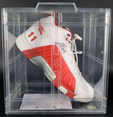 Signed Yao Ming Sport Shoe Size 18 1 2