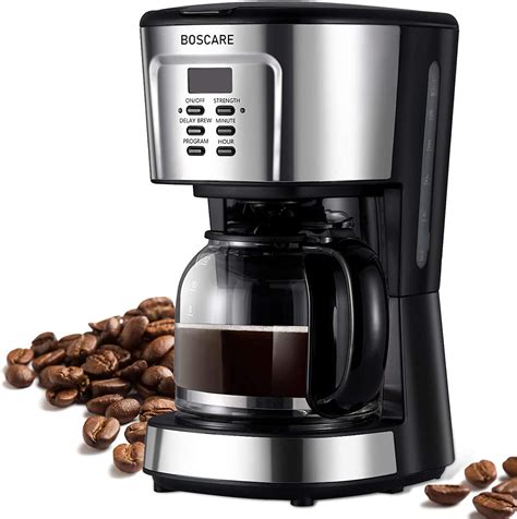 boscare programmable drip  cup coffee espresso machine