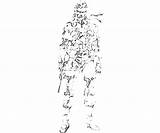 Solid Snake Gear Metal Views sketch template