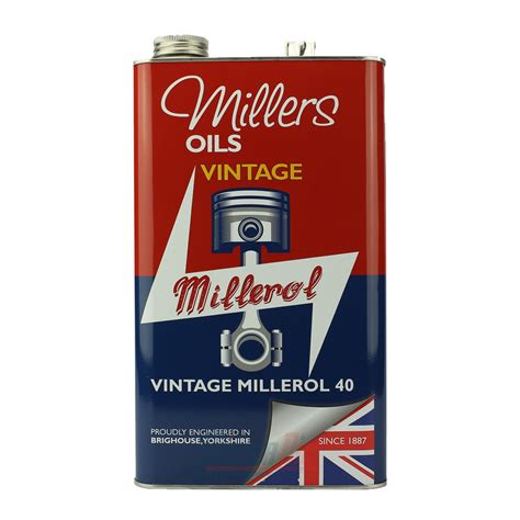 millers oil vintage millerol leader  lubricants  additives