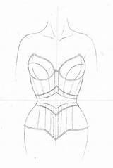 Corset Corsets Drawing Pattern Sketches Drawings Flat Fashion Sketch Dress Cups Dresses Visit Overbust Open Ralph Bella Pink sketch template