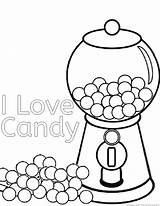 Coloring Pages Chocolate Candy Printable Popular sketch template