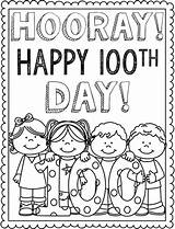 Coloring School 100 100th Days Printable Pages Printables Celebration First Last Bunyan Preschool Paul Color Happy Worksheet Sheet Activities Number sketch template