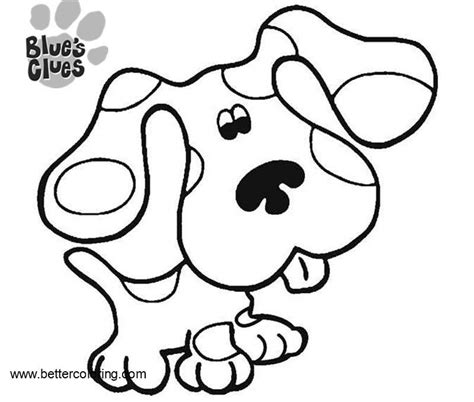 blues clues coloring pages  printable coloring pages