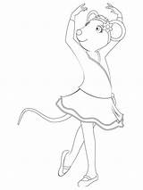 Ballerina Coloring Angelina Pages Print Printable Balerina Drawing Creative Book Kids Color Party Omalovanky Ballet Omalovánky Getdrawings Getcolorings Cz sketch template