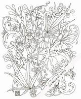 Coloring Pages Hemp Jacobean Adult Vermont Adults Cynthia Color Printable Drawing Emerlye Colouring Getcolorings Flowers Sheets Drawings Books sketch template