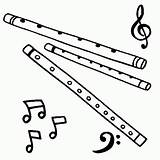 Flute Flauta Musicais Notas Kolorowanki Muzyka Flet Colorir Imprimir Instrumenty Ausmalbilder Doce Instrumentos Muzyczne Instrument Instrumente Darmowe Sopro Fagot Tudodesenhos sketch template
