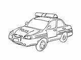 Police Car Coloring Transportation Printable Pages Kb sketch template