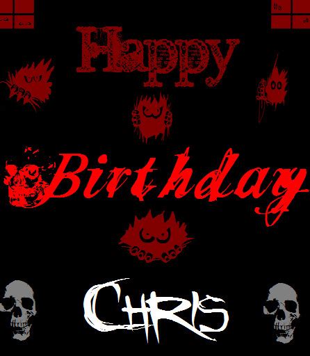 happy birthday chris  mcrdarkas  deviantart
