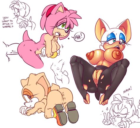 Rule 34 All Fours Amy Rose Anus Ass Bat Breasts Cream The Rabbit