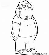 Guy Family Chris Griffin Coloring Pages Drawing Printable Draw Kids Peter Step Stewie Cartoon Characters Cleveland Show Print Lois Drawings sketch template