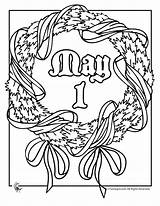 May Coloring Pages Colouring Beltane Wreath Printable Sheets Activities Kids Color Adult Celebration Simple Celebrating Fun Printables Preschool Baskets Search sketch template