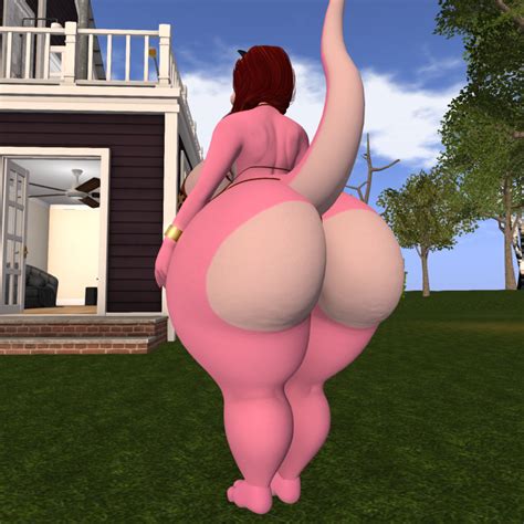 rule 34 anthro big ass big breasts breasts bubble butt female