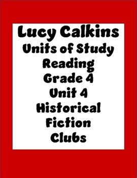lucy calkins units  study reading grade  unit  hf book clubs