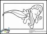 Fluttershy Colouring Galloping Gala Mlp sketch template
