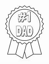 Ribbon Fathers Mum Homemade sketch template
