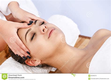 Woman Having Massage Of Body In The Spa Salon Beauty