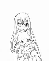 Tail Charle Lineart Colouring Colorier Natsu Coloring4free Cousin sketch template