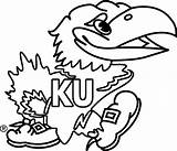 Ku Logo Pages Jayhawk Coloring Clipart College Basketball Kansas Jayhawks Sheets Printable University Colouring State Mascot Clip Stencil Template Clipartbest sketch template