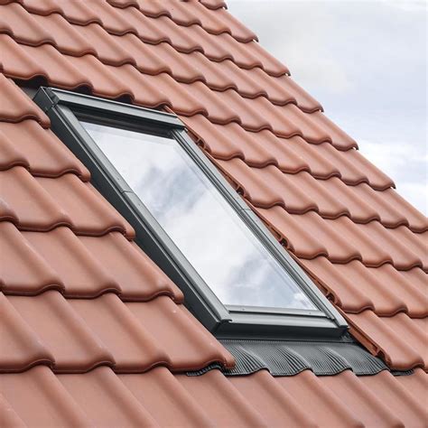 velux deck mount tile roof skylight aluminium flashing kit roofingus