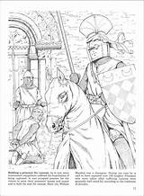 Jousts Tournaments Dover Mittelalter sketch template