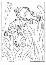 Fish Glass Stained Coloring Pages Patterns Kids Animal Tropical Suncatcher sketch template