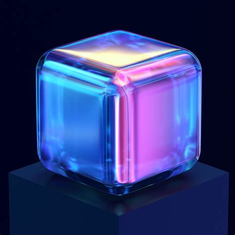 artstation glass cube