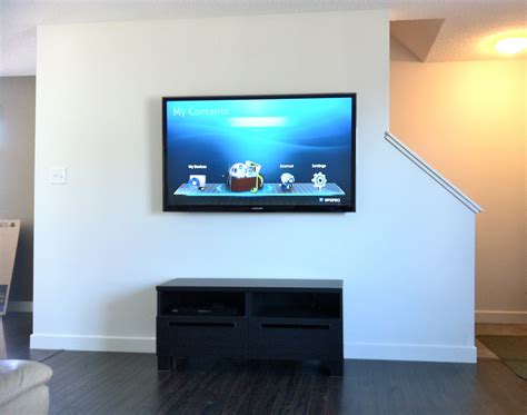 glance wall mounting  flat screen tv    simple  easy job