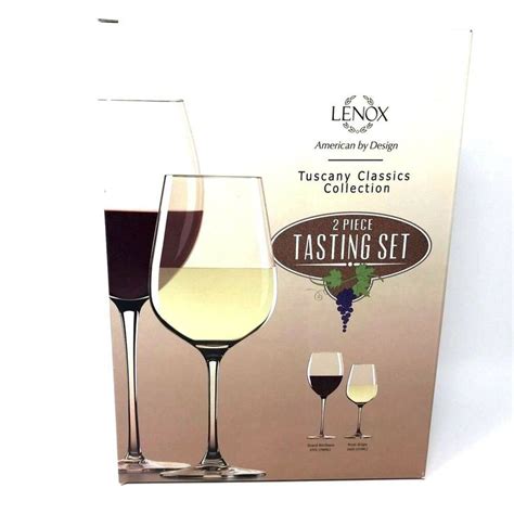 lenox tuscany classics collection set of 2 pieces tasting