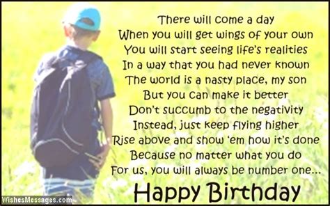 happy birthday son from mom quotes lol