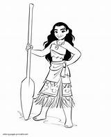 Moana Coloring Pages Disney Printable Princesses Print Clipart Characters Clipartmag Cute Look Other sketch template