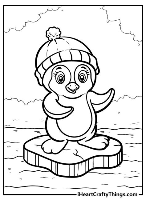 penguin coloring pages   printables