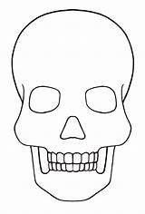 Skull Template Dead Sugar Mask Templates Stencil Printable Skulls Halloween Drawing Muertos Los Dia Coloring Mini Skeleton Stencils Mexico Drawings sketch template